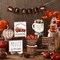 13 Pcs Fall Tiered Tray Decor Set Thanksgiving Pumpkin Gnome Wooden Tabletop Signs Leopard Print Gnome Truck Rustic Farmhouse Autumn Harvest Decorative Trays for Home Kitchen